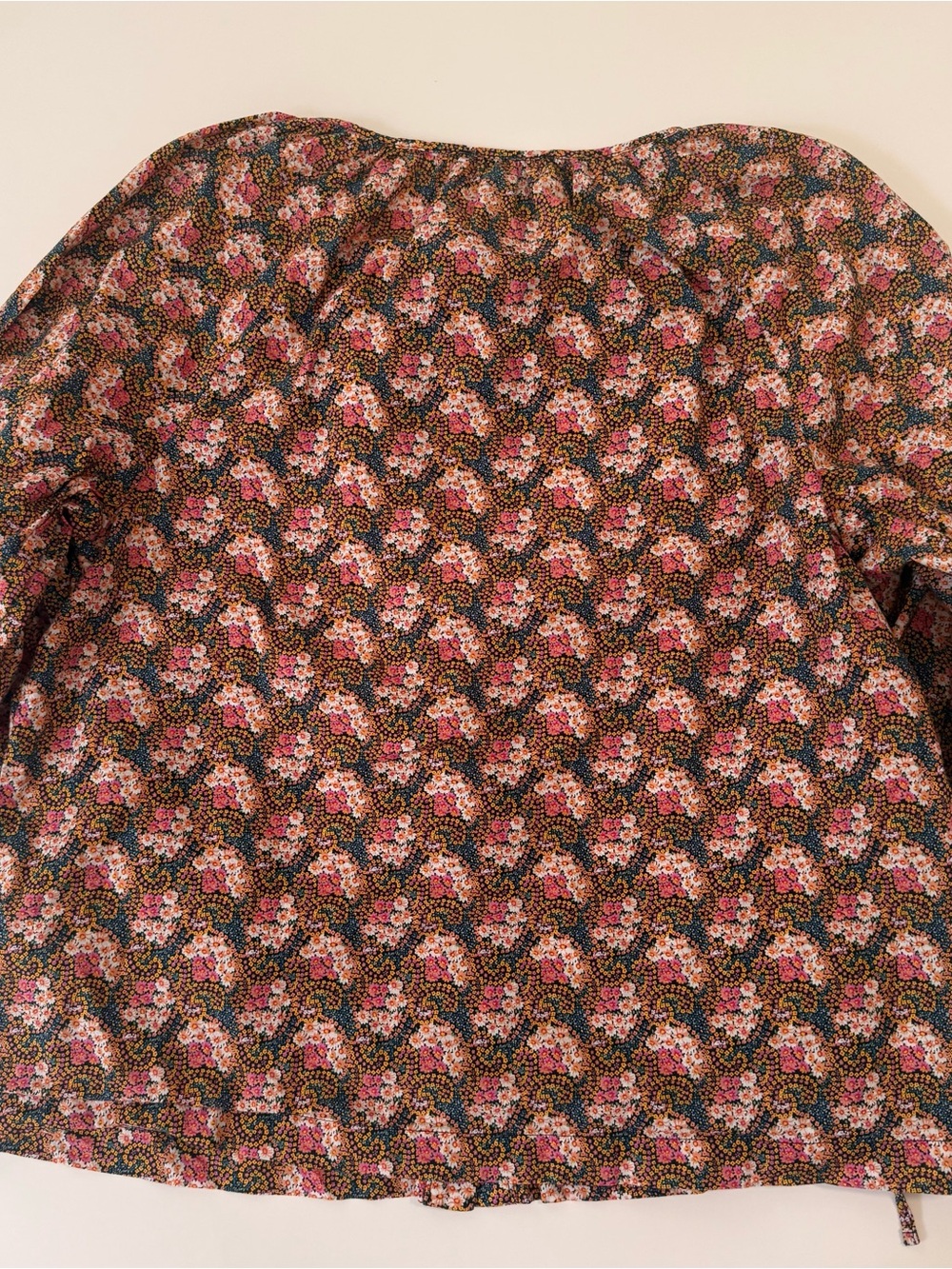 J. Crew Collection tie-sleeve button-front top in Ratti® %100 Cotton Size M - Picture 7 of 9